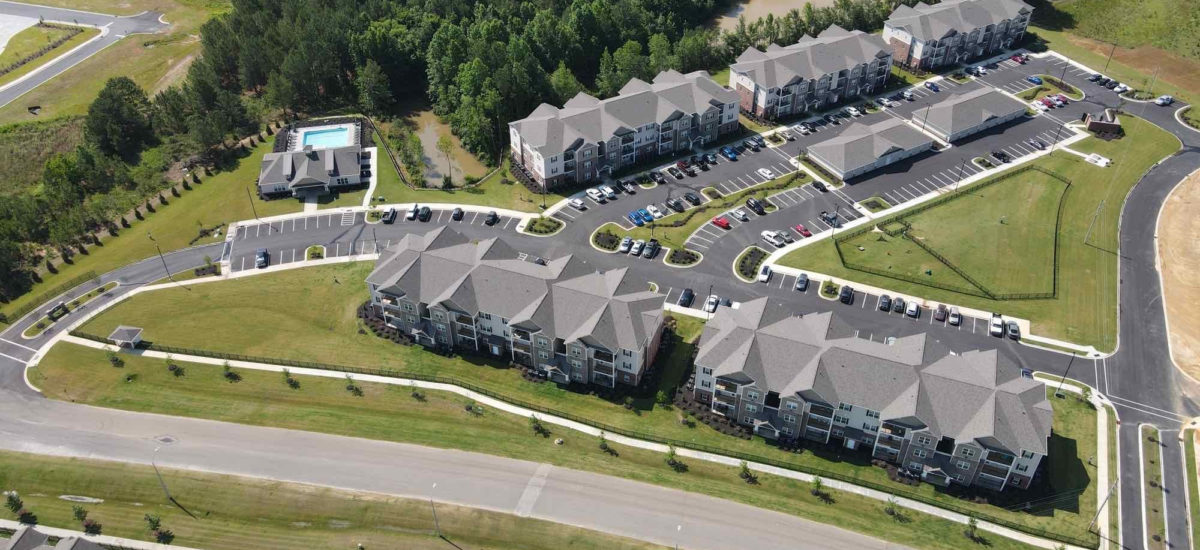 Aerial of residential property. Credit: Carolina Commercial Contractors